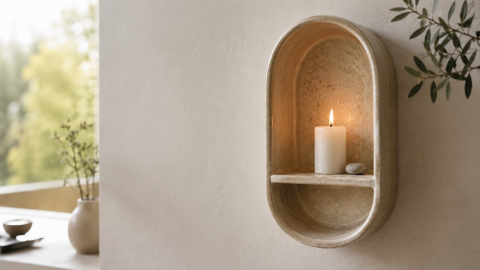 Gedenkplekje aan de muur